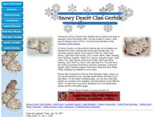 Tablet Screenshot of gerbils.silvanon.com